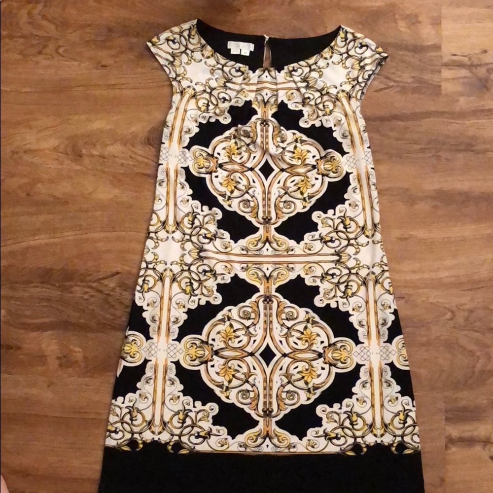 Patterned work dress